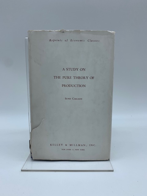 A studyof the pure theory of production