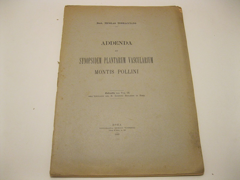 Addenda ad Synopsidem plantarum vascularium montis Pollini