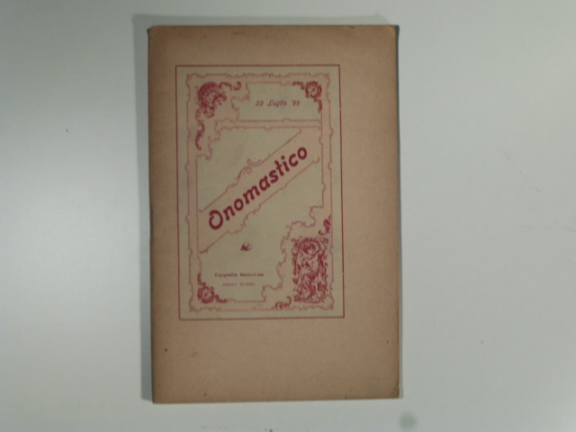 Ai tempi dell'Ariosto. All'illustre contessa Sig. Maddalena Sgariglia Dal Monte …