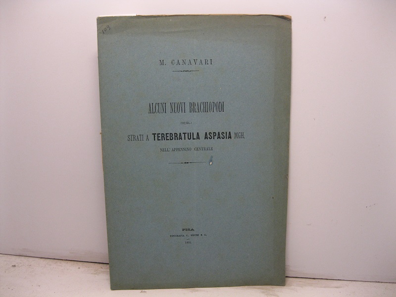 Alcuni nuovi brachiopodi degli strati a terebratula aspasia Mgh. nell'Appennino …