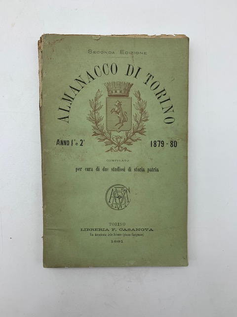 Almanacco di Torino compilato per cura di due studiosi di …