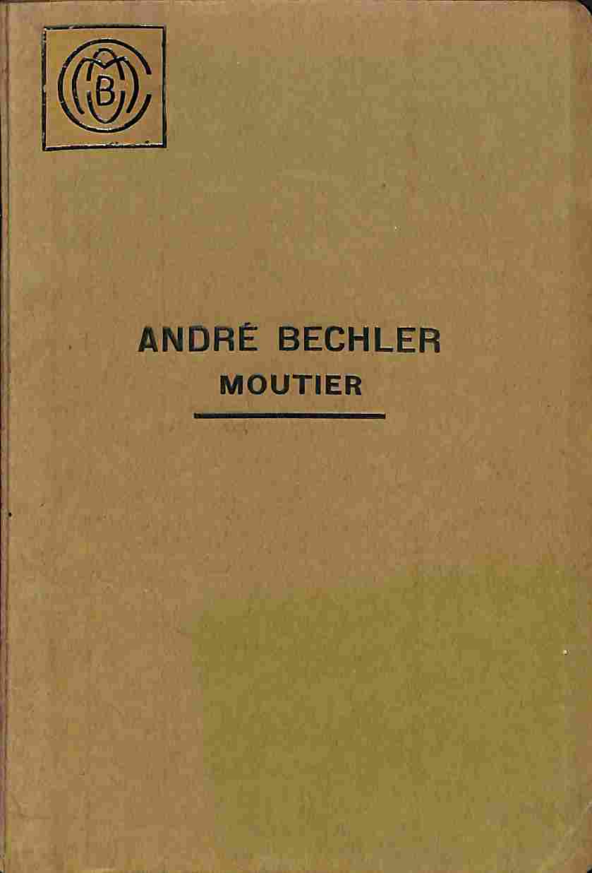 Andre' Bechler, Moutier. Le vissometre (catalogo commerciale)