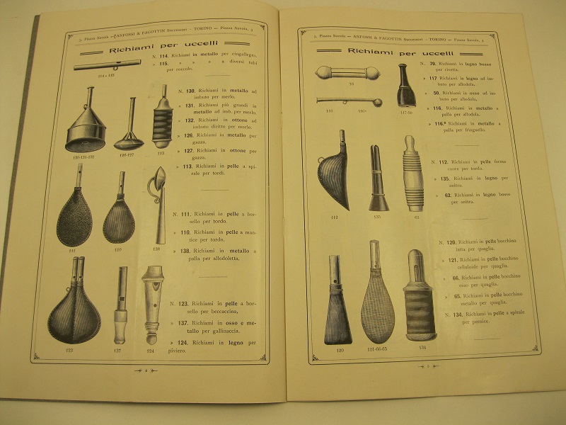 Anfossi & Fagottin successori. Torino. Catalogo illustrato 1909. Richiami per …