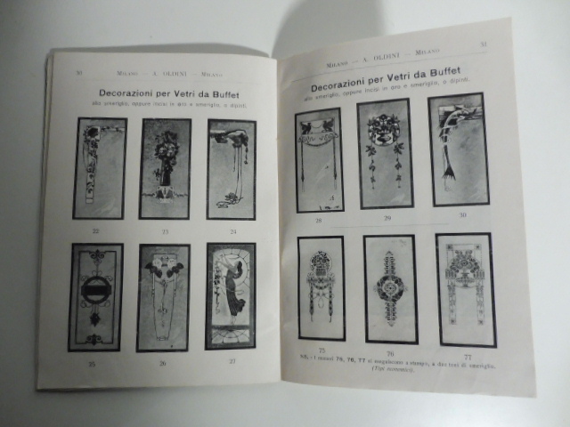Angelo Oldini, Milano. Stabilimento per la lavorazione di vetri, cristalli, …