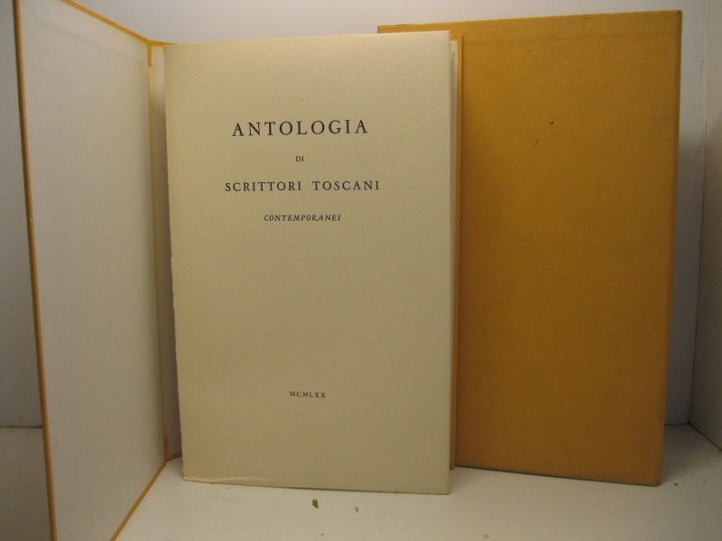 Antologia di scrittori toscani contemporanei.