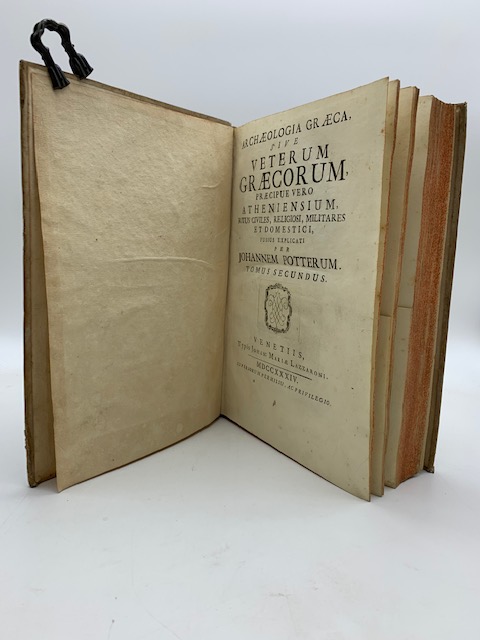 Archaeologia graeca sive veterum graecorum praecipue vero Atheniensium ritus Tomus …
