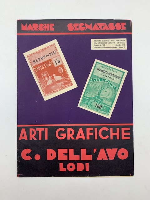 Arti Grafiche C. Dell'Avo, Lodi (Catalogo marche e bolli)