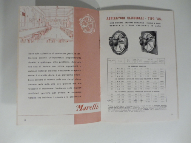 Aspiratori Marelli. Catalogo