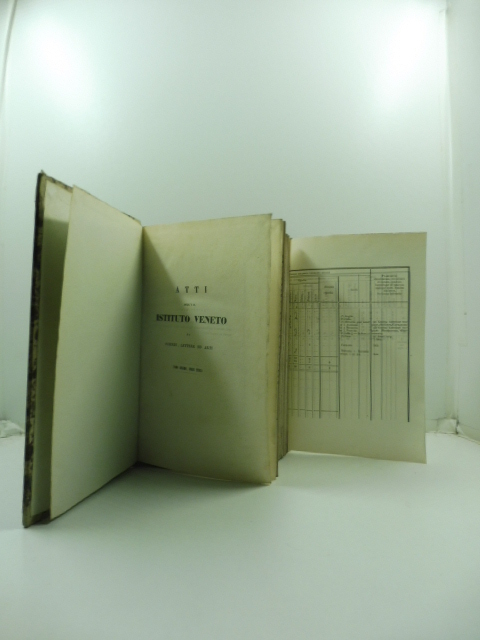 Atti dell'I. R. Istituto Veneto di Scienze, Lettere ed Arti …