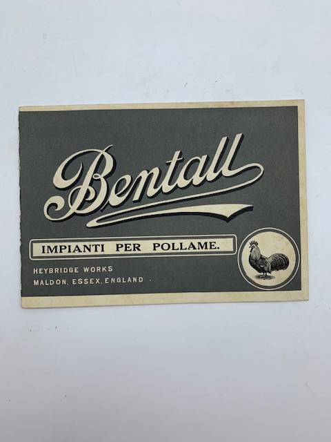 Bentall. Catalogo degli impianti per pollame