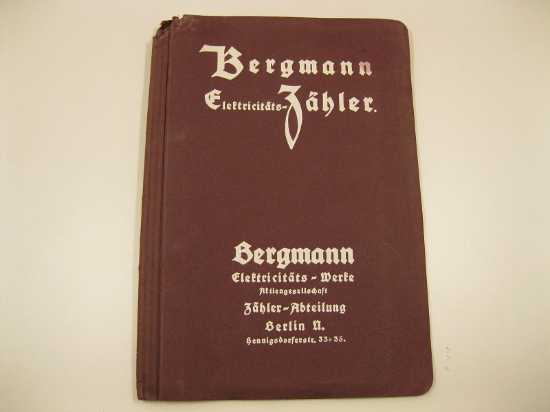 Bergmann elettricitats werke aktiengesellschaft. Berlin