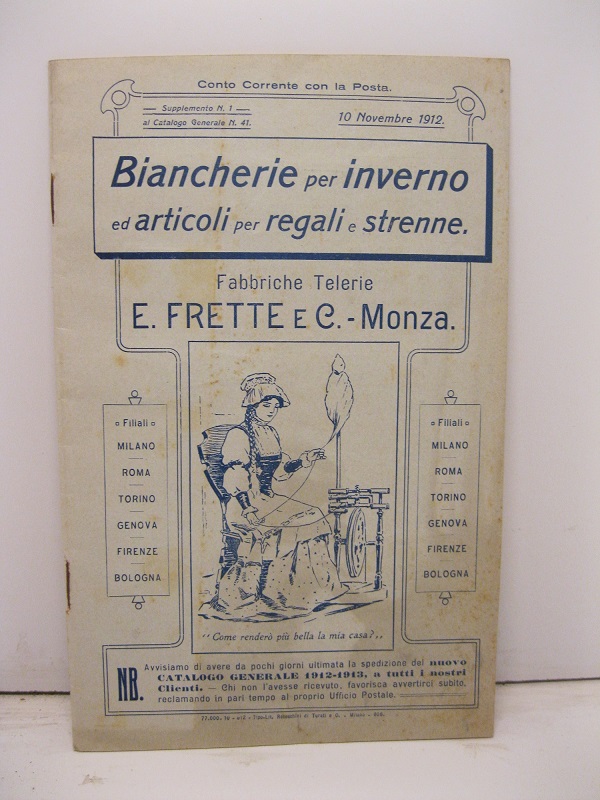 Biancherie per inverno ed articoli per regali e strenne. Fabbriche …