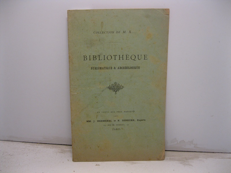 Bibliotheque numismatique & archeologie en vente aux prix marques chez …