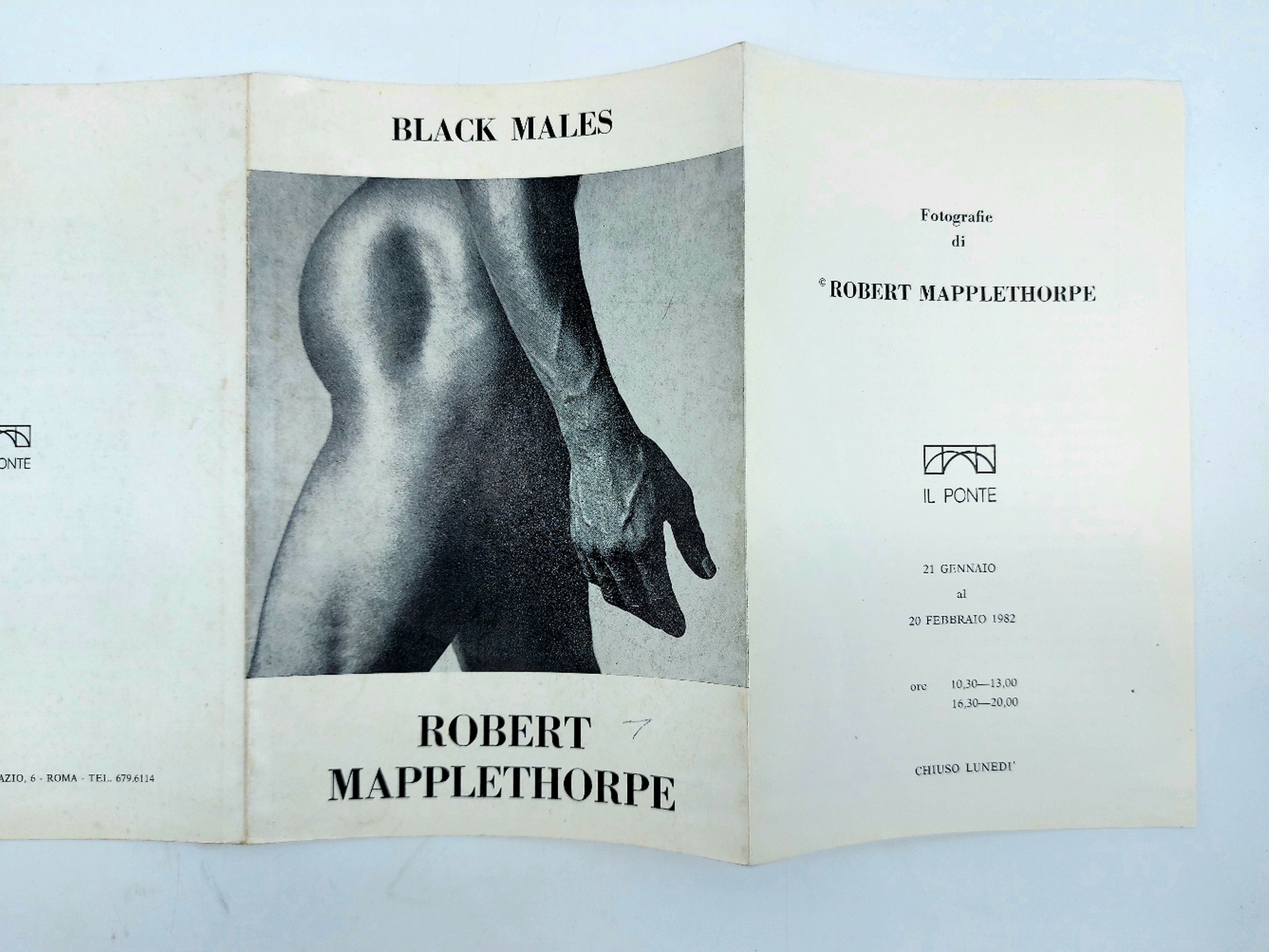 Black Males. Fotografie di Robert Mapplethorpe. Galleria Il Ponte, Roma, …