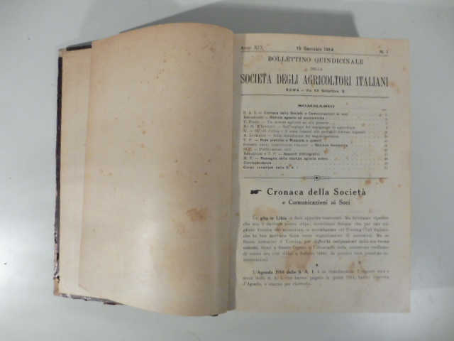 Bollettino quindicinale della societa' degli agricoltori italiani. Anno XIX. N. …