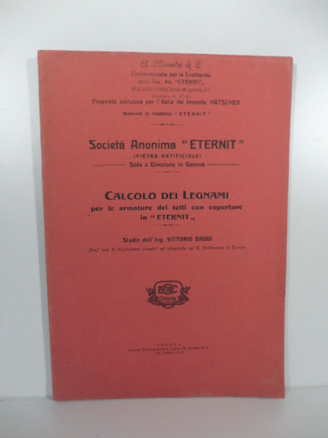 Calcolo dei legnami per le armature dei tetti con coperture …