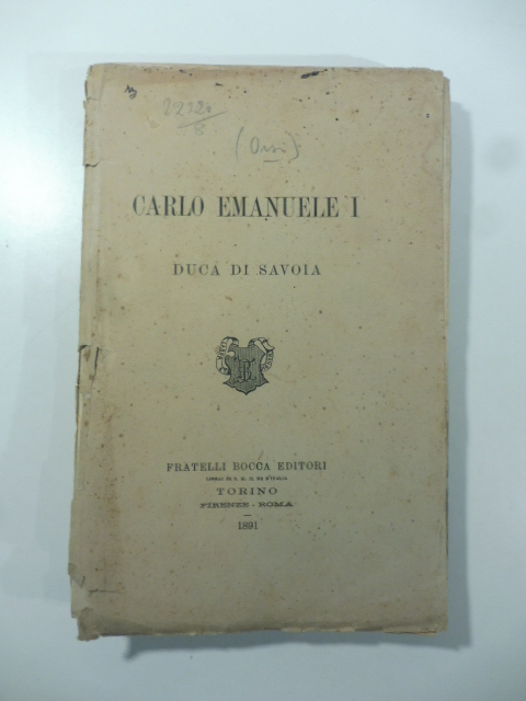 Carlo Emanuele I duca di Savoia