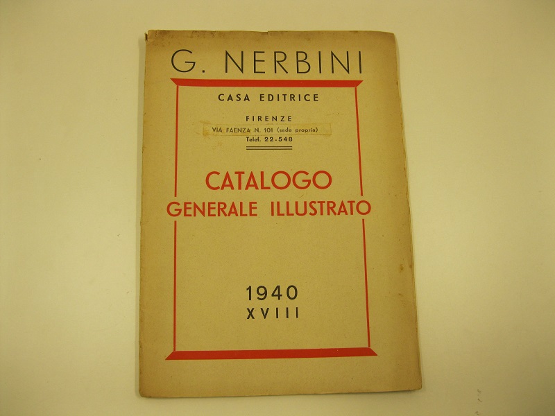 Casa editrice Nerbini - Firenze. Catalogo illustrato.