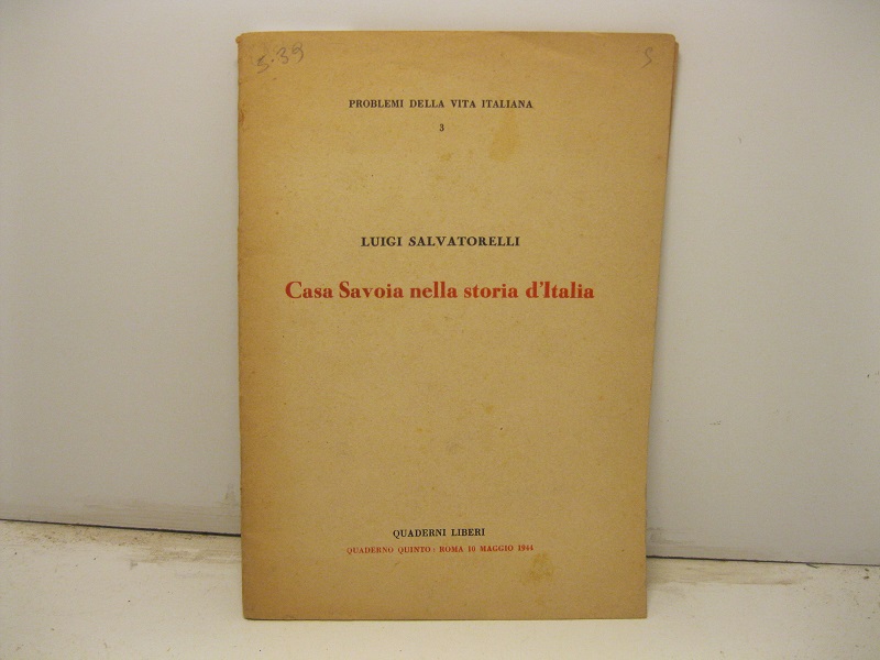 Casa Savoia nella storia d'Italia