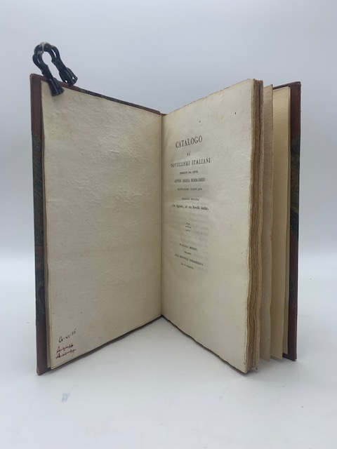Catalogo de' novellieri italiani posseduti dal conte Anton-Maria Borromeo.Edizione seconda