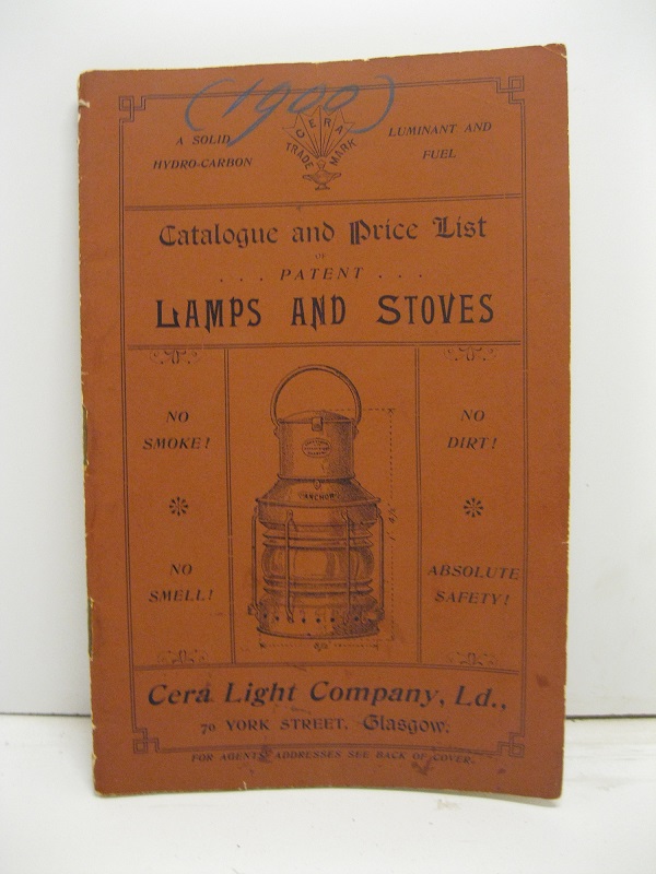 Catalogue and price list of patent lamps and stoves. Cera …