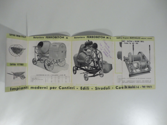 Cimar. Impianti moderni per cantieri edili, stradali, cave, industriali. Pieghevole …
