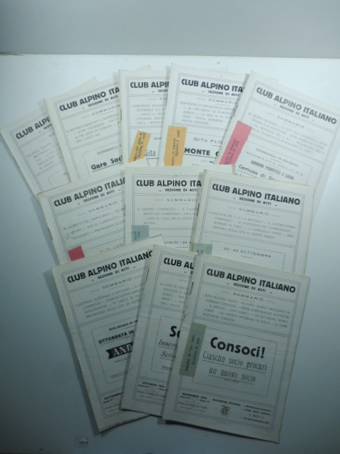Club Alpino Italiano - Sezione di Asti , bollettino mensile, …