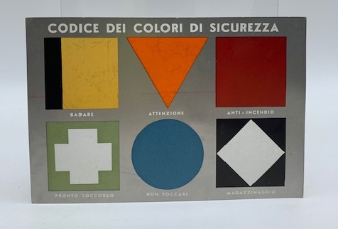Codice dei colori di sicurezza Bassani. Cartolina