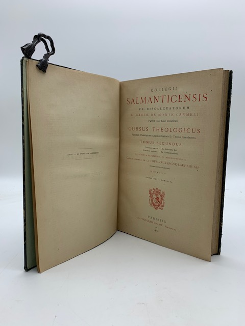 Collegii Salmanticensis Fr. Discalceatorum B. Mariae de Monte Carmeli. Cursus …
