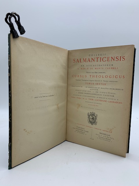 Collegii Salmanticensis Fr. Discalceatorum B. Mariae de Monte Carmeli. Cursus …