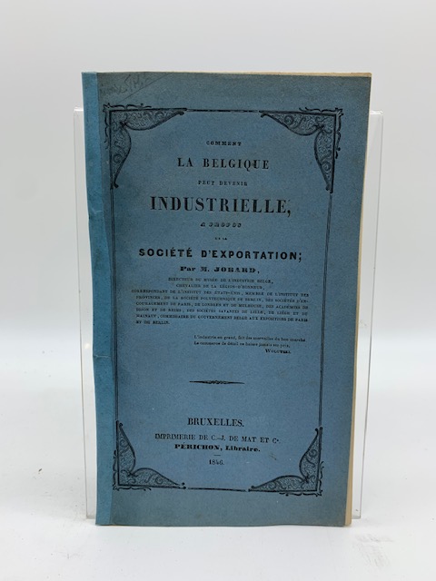 Comment la Belgique peut devenir industrielle, a propos de la …