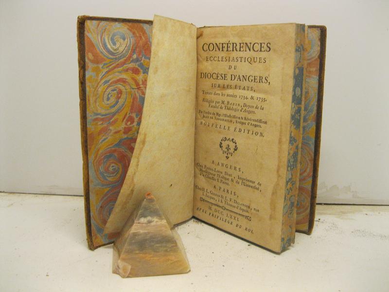 Conferences ecclesiastique du diocese d'Angers sur les etats tenues dan …