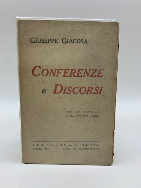 Conferenze e discorsi