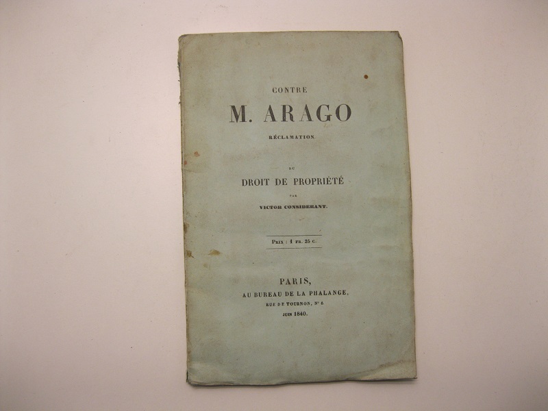 Contre M. Arago re'clamation adresse'e a' la chambre des de'pute's …