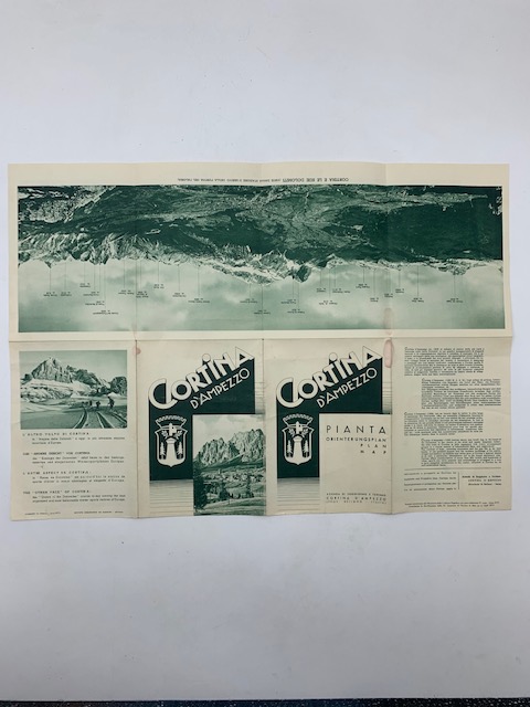 Cortina d'Ampezzo. Pianta/Orienterungsplan/Plan/Map