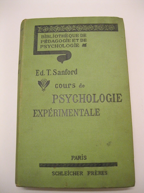 Cours de psychologie expe'rimentale (sensations et perceptions). Traduit de l'anglais …