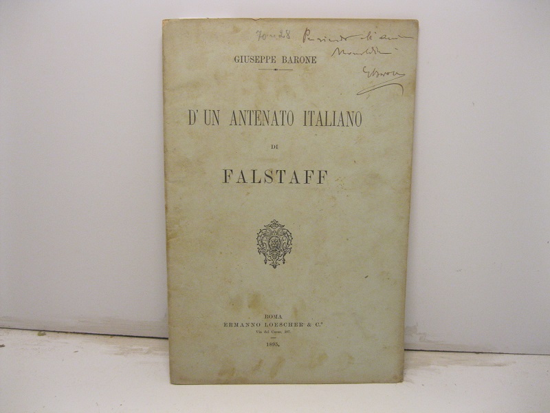 D'un antenato italiano di Falstaff