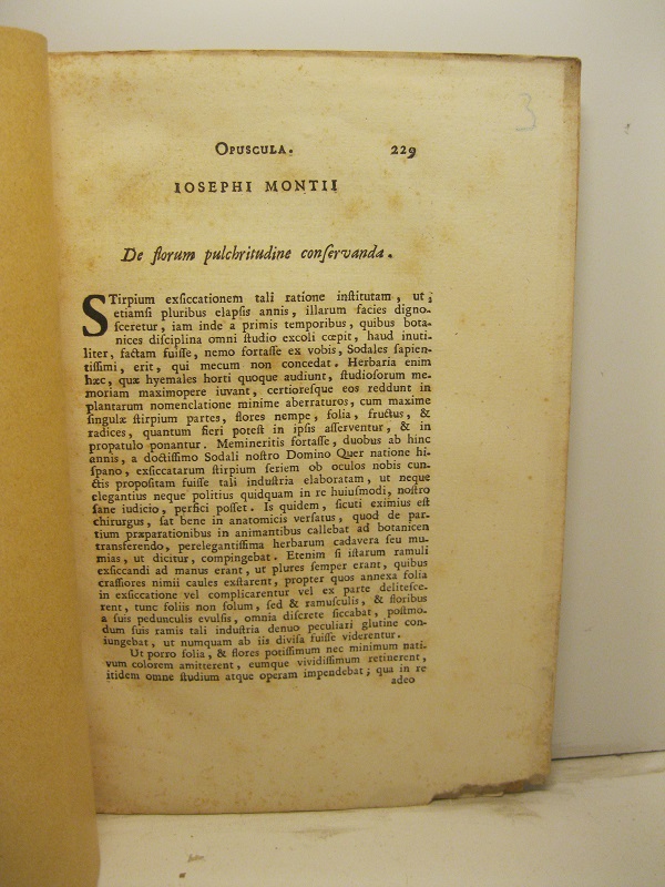 De florum pulchritudine conservanda