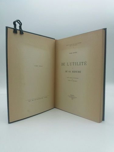 De l'utilite' et de sa mesure. Ecrits choisis.