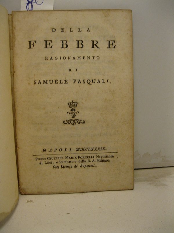 Della febbre. Ragionamento