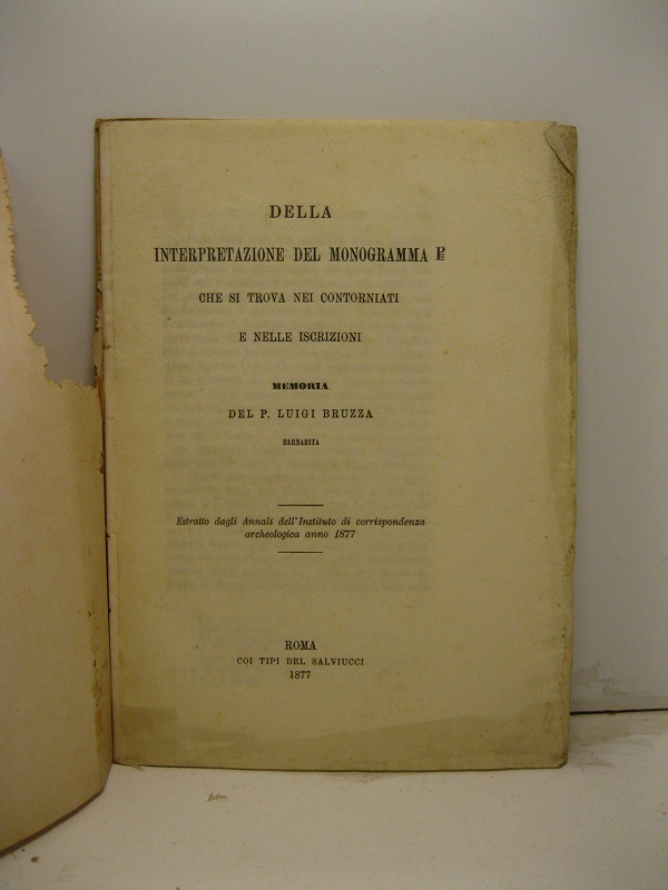 Della interpretazione del monogramma PE che si trova nei contorniati …