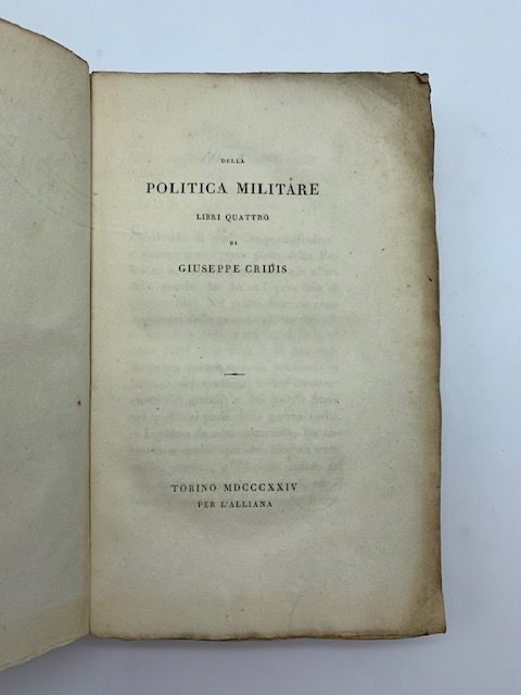 Della Politica militare libri quattro
