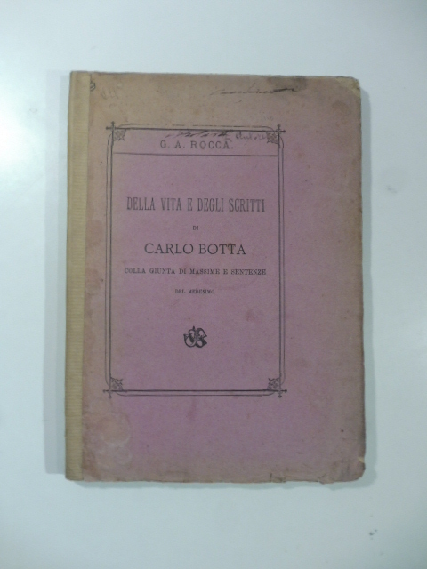 Della vita e degli scritti di Carlo Botta con la …