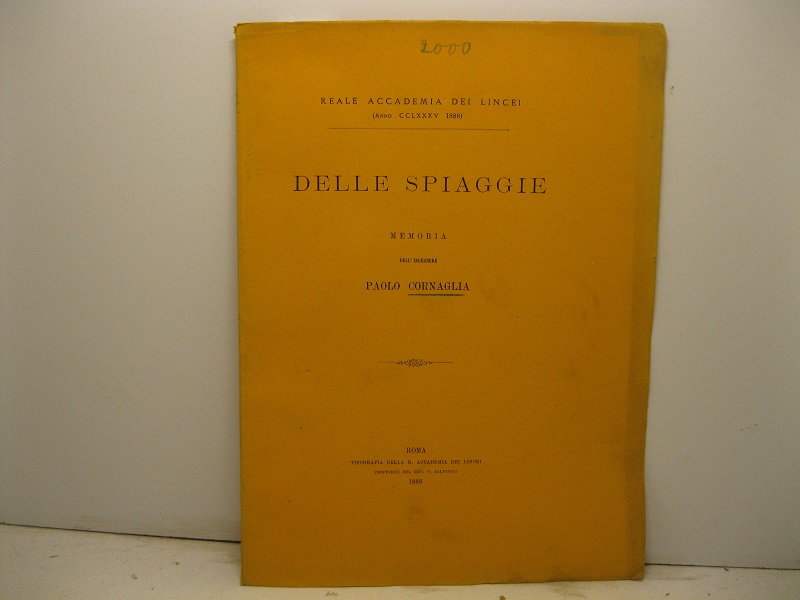 Delle spiaggie. Memoria