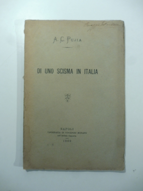 Di uno scisma in Italia. Osservazioni