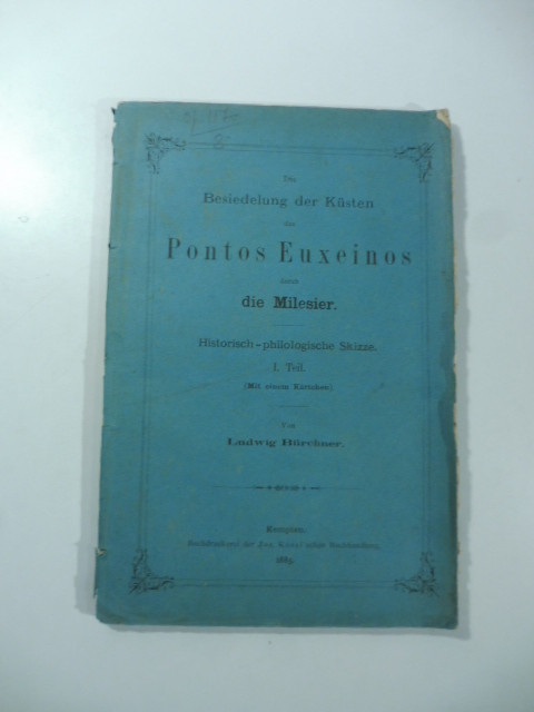 Die Besiedelung der Kusten des Pontos Euxeinos durch die Milesier