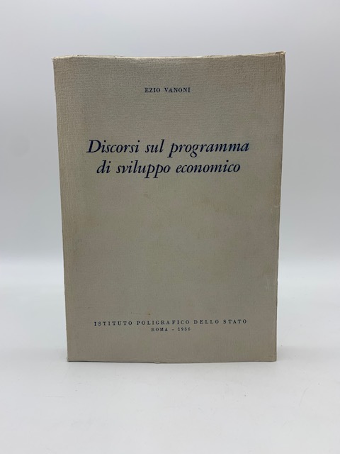 Discorsi sul programma di svilupo economico