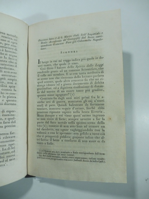 Discorso letto il di' 6 marzo 1826.nell'Acc. dei Georgofili.da G. …