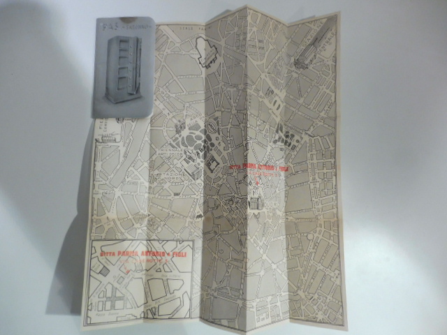 Ditta Parma Antonio e figli. Saronno. (Carta topografica di Milano …