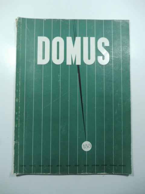 Domus, n. 188, agosto 1943